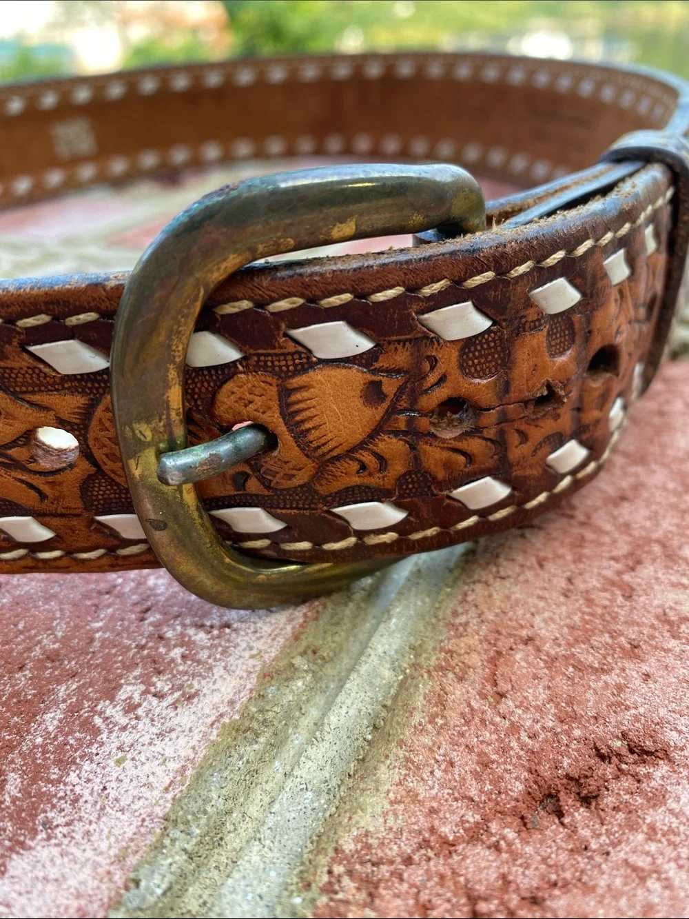 TEX TAN Genuine Cowhide Belt Size 34
